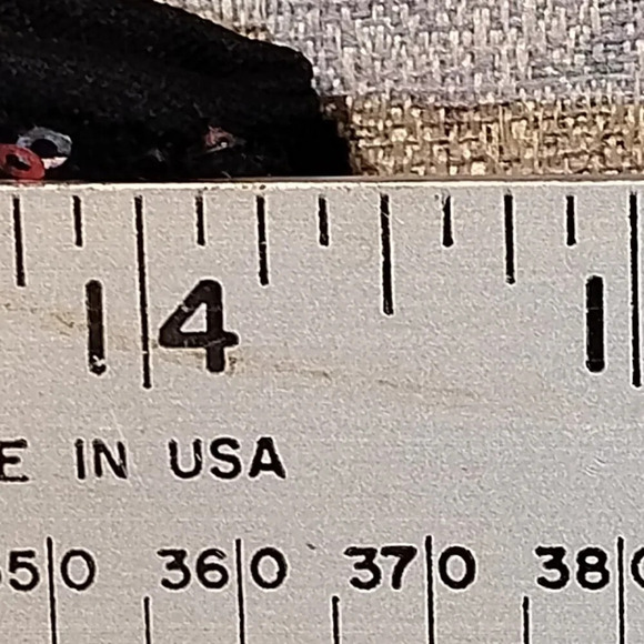 ZUNIE Black Rainbow Sequins Sleeveless V Neck Lined Dress in Size 10 - Picture 8 of 9